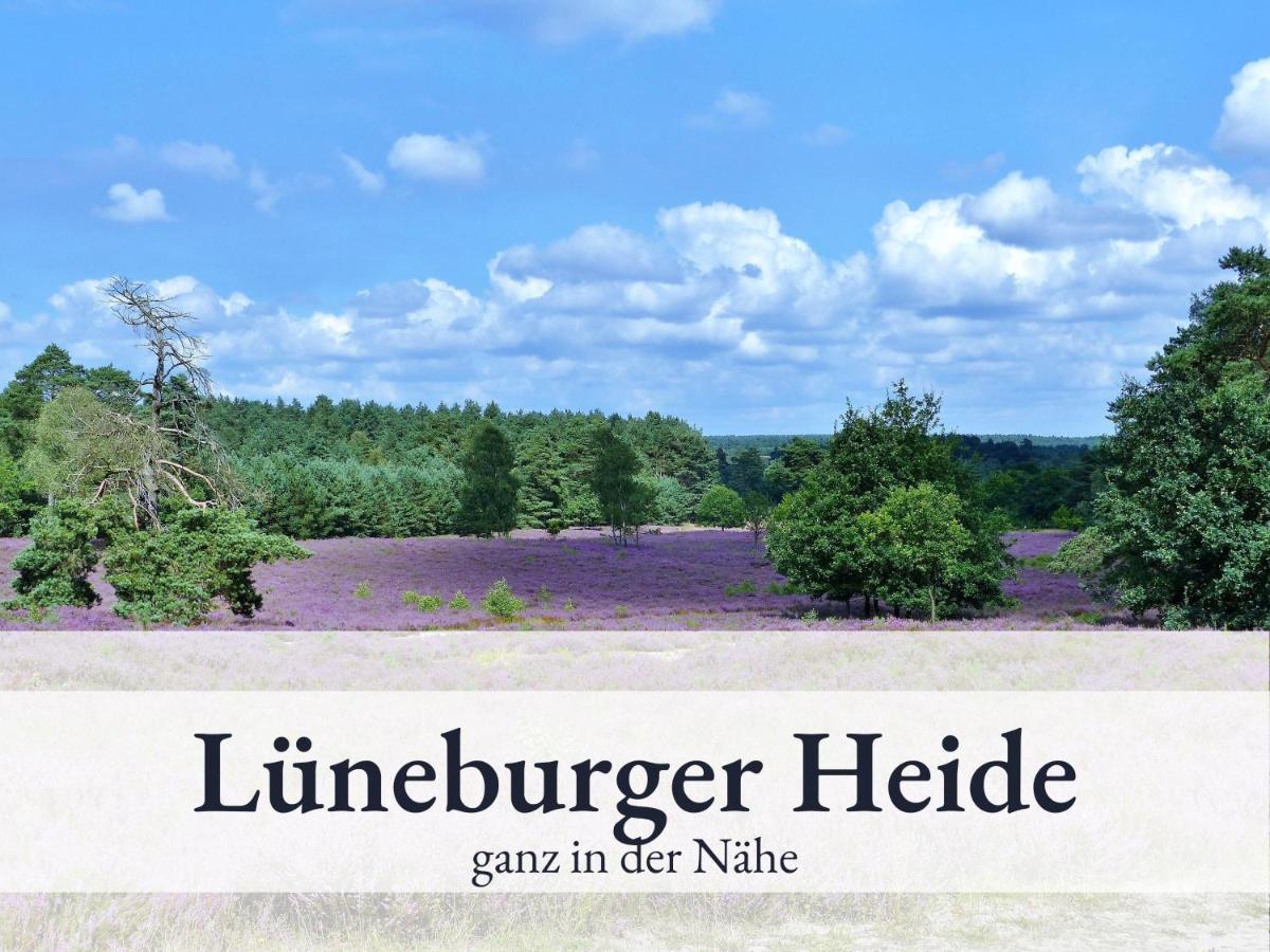 Blumenvilla 1 Mit Begehbarer Dusche, Sauna Und Garten Schneverdingen Kültér fotó